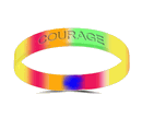 Show your Courage Bracelet (Rainbow) image